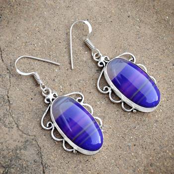 Multicolor Agate Earrings 2