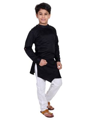 fourfolds boy's kurta and pyjama set 2