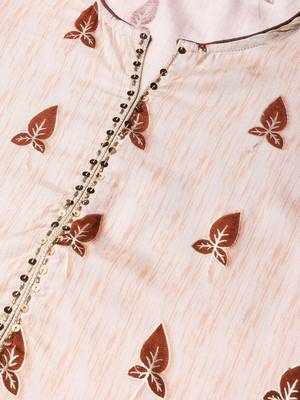 Light-peach printed liva ethnic-kurtis 4