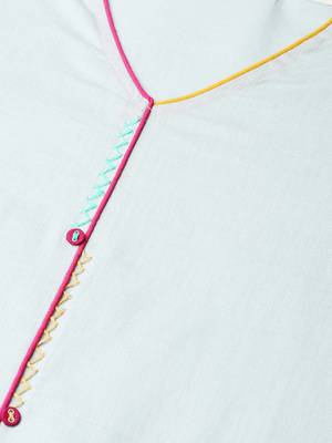 Grey plain cotton ethnic-kurtis 4