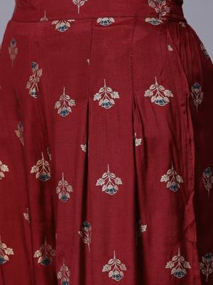 Aqua-blue printed santoon salwar 4