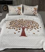 Rudra Bazaar Jaipur Prints  Double Bedsheets With 2 Pillow Cover