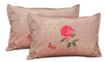 Rudra Bazaar Jaipur Prints  Double Bedsheets With 2 Pillow Cover 2
