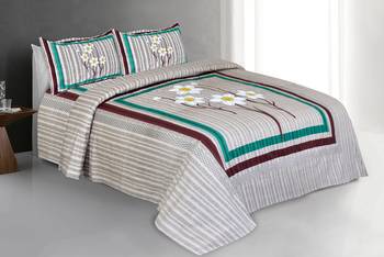 Rudra Bazaar Jaipur Prints  Double Bedsheets With 2 Pillow Cover 1