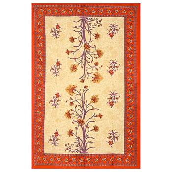 Rudra Bazaar Jaipur Prints  Single Bedsheets With 1 Pillow Cover 2