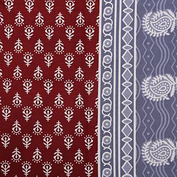 Rudra Bazaar Jaipur Prints  Single Bedsheets With 1 Pillow Cover 3