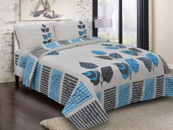 Rudra Bazaar Jaipur Prints  Double Bedsheets With 2 Pillow Cover 1