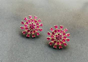 american diamond earrings 1