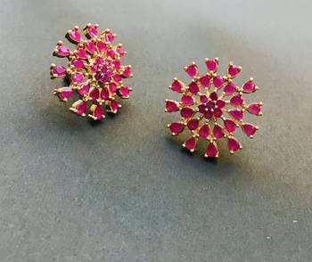 american diamond earrings 2