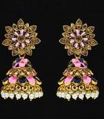 multicolor jhumkas