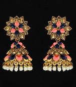 multicolor jhumkas