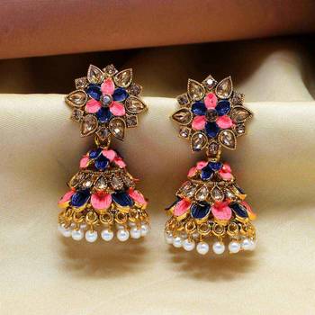 multicolor jhumkas 2