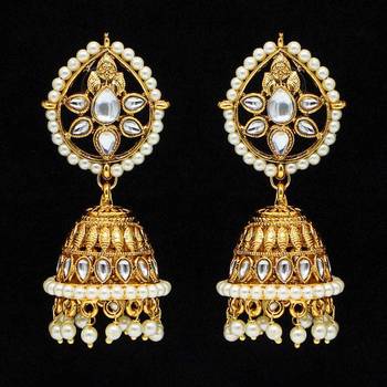 White Jhumkas 1