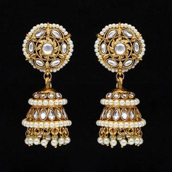 White Jhumkas 1