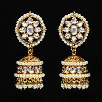 White Jhumkas 1