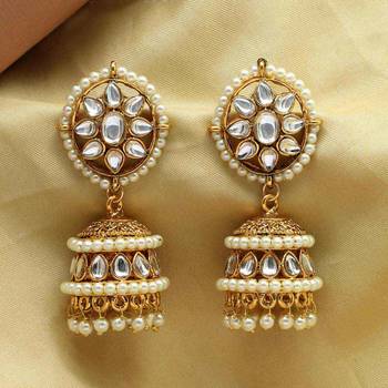 White Jhumkas 2