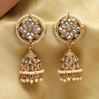 White Jhumkas 2