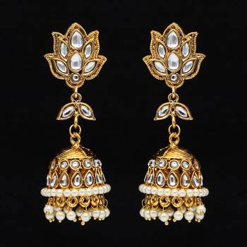 White Jhumkas 1