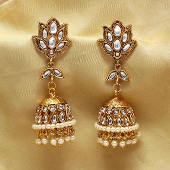 White Jhumkas 2
