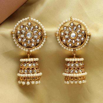 White Jhumkas 2
