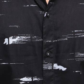 Blue Printed Polyester Shirt for Boys 5