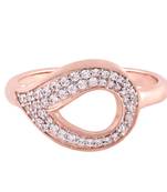 Rose Gold Plated Cubic Zirconia Women Ring