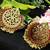 Ethnic Indian Bollywood Chandbali Red Pearl Kundan Earrings Set