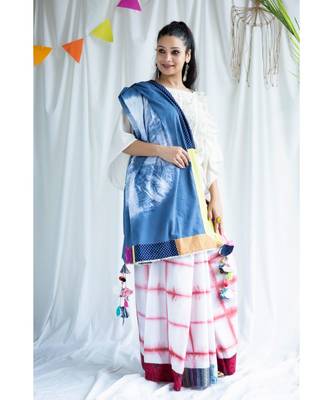 Gulrez printed Cotton Sari 1
