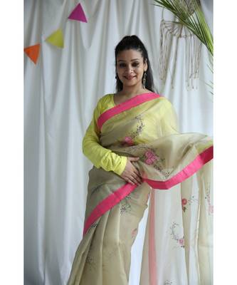 Ramla printed Cotton Sari 2
