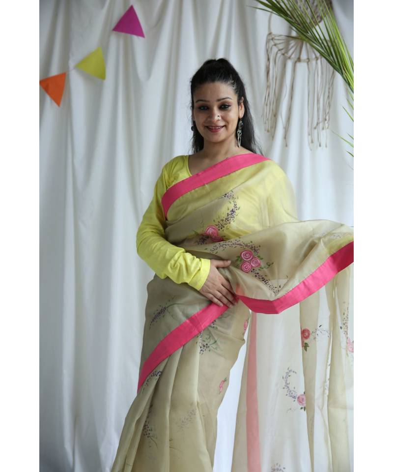 Ramla printed Cotton Sari