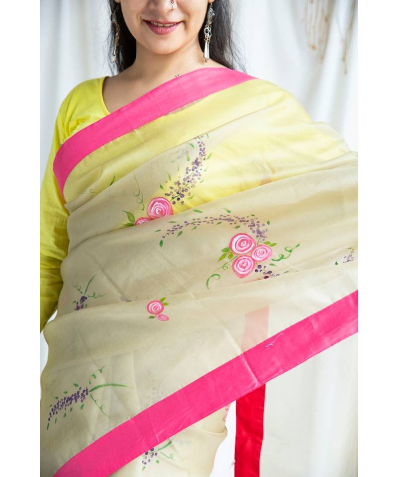 Ramla printed Cotton Sari