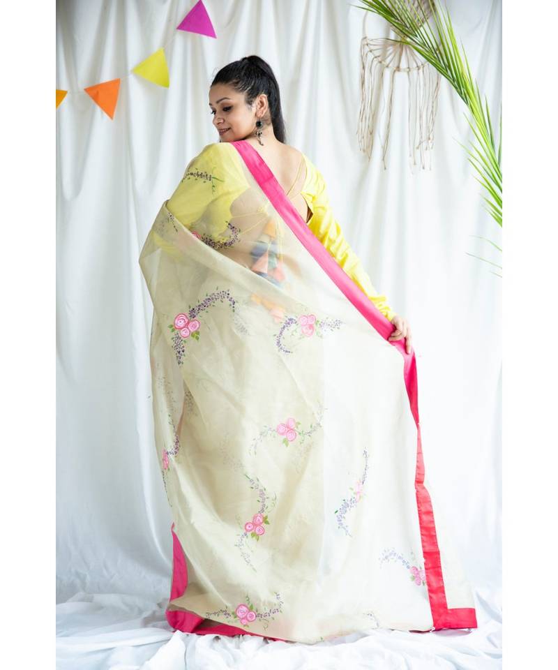 Ramla printed Cotton Sari