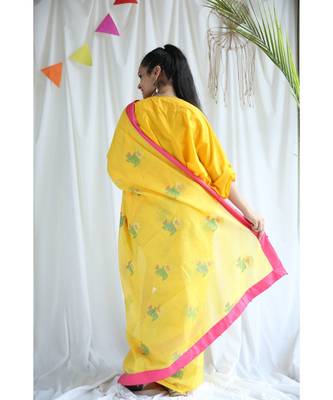 Hamza printed Cotton Sari 5