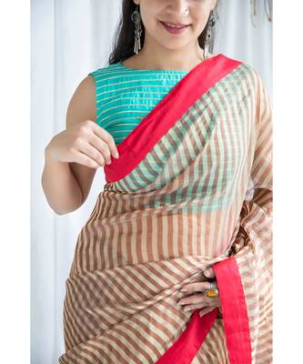 Nusrat printed Cotton Sari 3