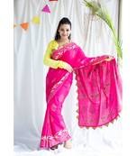 Tazmin printed Cotton Sari