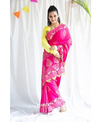 Tazmin printed Cotton Sari 2
