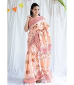 Javeda printed Cotton Sari