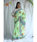 Rubee printed Cotton Sari