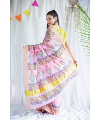 Aatifa printed Cotton Sari 3