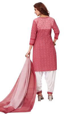 Maroon Printed Cotton Salwar 2