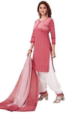 Maroon Printed Cotton Salwar 3