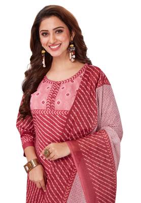 Maroon Printed Cotton Salwar 4