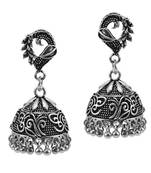 Silver Jhumkas