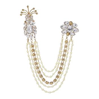 White brooch 1