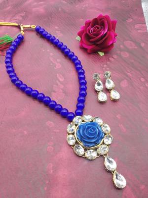Blue necklaces 1