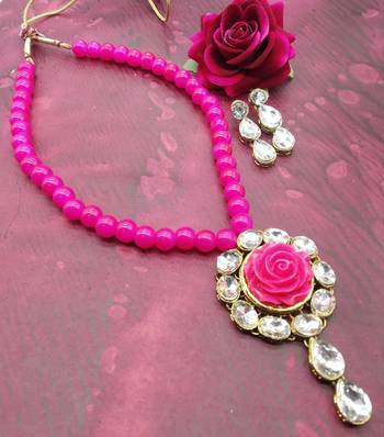 Pink necklaces 1