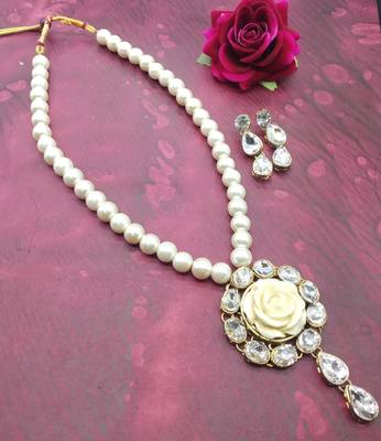 White necklaces 1
