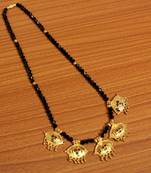 Black Crystal Mangalsutra