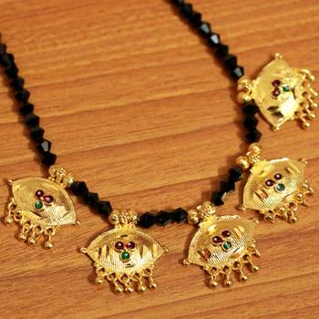 Black Crystal Mangalsutra 2