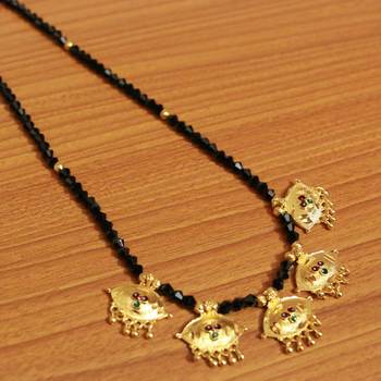 Black Crystal Mangalsutra 3
